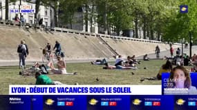 Lyon: les vacances débutent sous le soleil