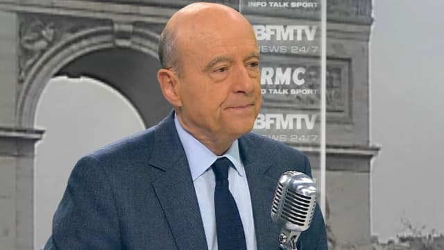 Alain Juppé vendredi matin sur BFMTV et RMC.