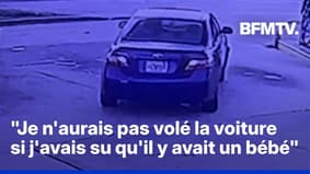 Aux États-Unis, un homme vole une voiture avec un bébé sur le siège arrière