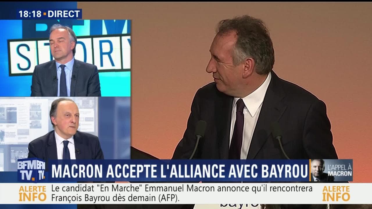 Présidentielle 2017 Emmanuel Macron Accepte Lalliance Avec François Bayrou 2587