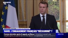 Emmanuel Macron se dit prêt à "regarder toutes les options stratégiques" concernant l'engagement de la France au Sahel