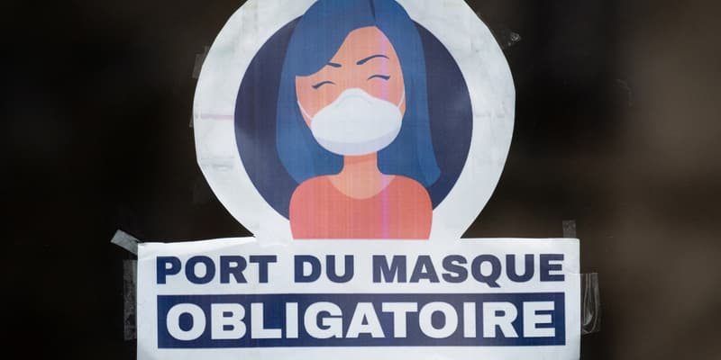 Le port du masque anti-Covid obligatoire (illustration)