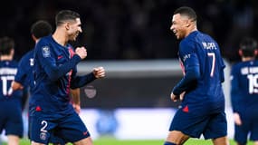 Hakimi et Mbappé - PSG