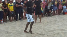 Patrick Vieira et Gustavo Poyet