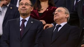 Josep Maria Bartomeu et Florentino Pérez.