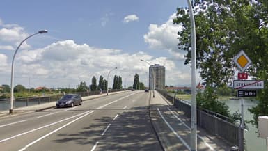 Le pont de l'Europe entre Strasbourg et Kehl.