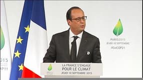François Hollande: "Le nationalisme climatique est vide de sens"