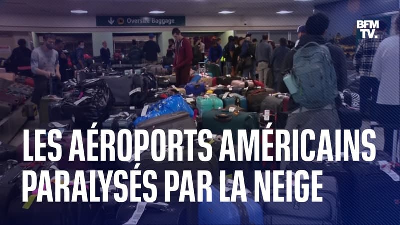 États-Unis: chaos dans les aéroports face à la tempête hivernale