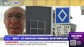 Philippe Nozière de 40 millions d'automobilistes sur le nouveau panneau: "Le seul problème est que personne ne le connaît" 