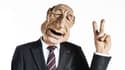 La marionnette de Jacques Chirac dans "Les Guignols"