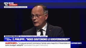 "En 2025, nous soutenons le gouvernement", affirme Edouard Philippe