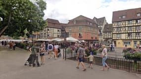 Le centre-ville de Colmar.
