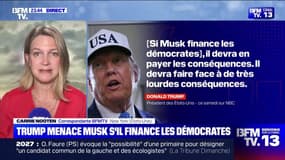Trump menace Musk s'il finance les démocrates - 07/06