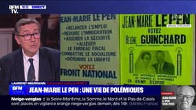 Laurent Neumann: "On ne se souvient plus aujourd'hui de la violence qui entourait le parti de Jean-Marie Le Pen"
