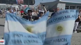 Les supporters argentins à Kazan