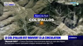 Alpes du Sud: le col d'Allos a rouvert à la circulation ce jeudi midi
