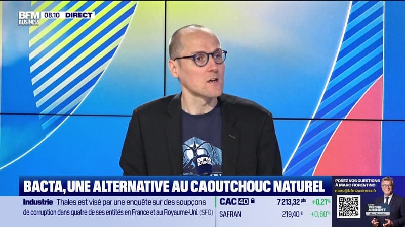 Le débrief du Pitch : Bacta, une alternative au caoutchouc naturel , par Anthony Morel - 22/11