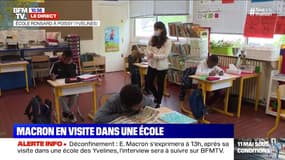 Les images de cette classe à Poissy montrent la configuration souhaitée après le 11 mai dans les écoles