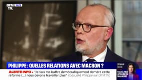 Édouard Philippe: "Mes relations avec Emmanuel Macron sont cordiales et lointaines"