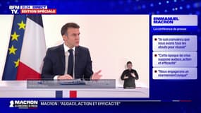 Emmanuel Macron: "La tenue unique sera expérimentée cette année dans une centaine d'établissements volontaires"