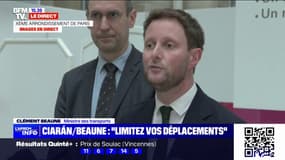 Tempête Ciarán: "4.000 agents de la SNCF sont mobilisés à l'heure actuelle", assure Clément Beaune 
