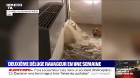 Dans les rues ou les maisons... Les images des nouvelles inondations qui ont frappé le sud-est