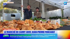 On a rendez-vous avec Jean-Pierre Foucault sur le marché de Carry-le-Rouet