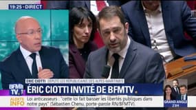 Éric Ciotti: la loi anticasseur "est une bouée de sauvetage pour M. Castaner face au naufrage de sa politique de maintien de l'ordre"
