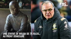 Une statue de Bielsa de 75 kilos... au front démesuré