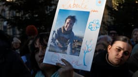 Une manifestation de soutien à Olivier Grondeau le 1er février 2025