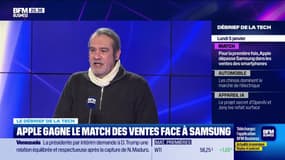 Apple gagne le match des ventes face à Samsung - 05/01