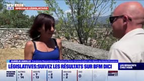  "On croyait vraiment à ce second tour": la candidate Rassemblement national dans la 2e circonscription des Alpes-de-Haute-Provence, commente les résultats du premier tour des législatives