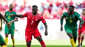Breel Embolo lors de Suisse-Cameroun au Mondial 2022