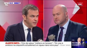 Inscription des OQTF au "fichier des personnes recherchées": pour Olivier Véran, "ça va permettre de mieux surveiller, mieux contrôler, mieux identifier et donc à l'arrivée mieux expulser les personnes qui n'ont pas vocation à être dans notre pays" 