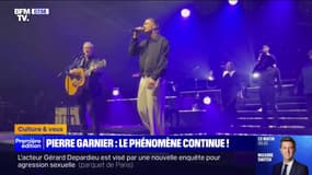 Pierre Garnier interprète "Je te donne" lors du concert de "l'Héritage Goldman" aux côtés de Michael Jones