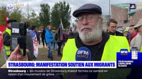 Strasbourg: manifestation en soutien aux migrants