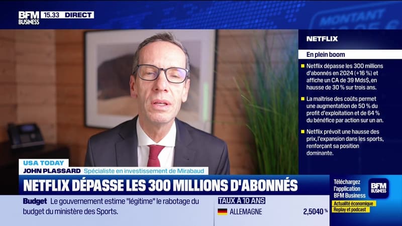 USA Today : Netflix + gros que LVMH en Bourse, par John Plassard - 22/01