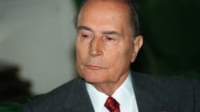 Le président François Mitterrand, le 9 novembre 1993 à Paris