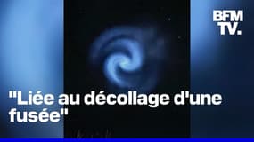 Une mystérieuse spirale bleue aperçue dans le ciel de plusieurs régions de France