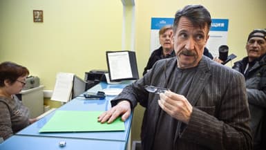 Le marchand d'armes Viktor Bout à Moscou, le 7 avril 2023