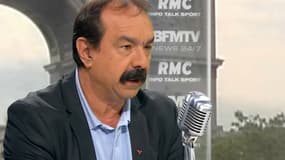 Philippe Martinez était l'invité de BFMTV et RMC, jeudi 23 juin. 