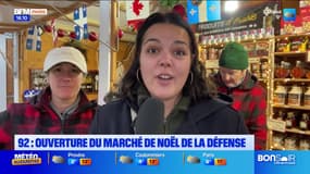 Le marché de Noël de La Défense a ouvert ce jeudi avec la ville de Québec comme invitée d'honneur