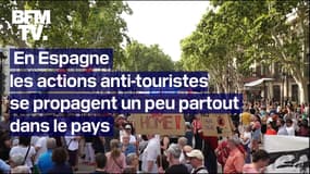  En Espagne, les actions anti-touristes se propagent un peu partout dans le pays  