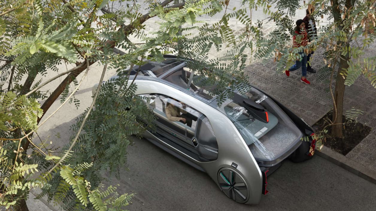 Dans la ville de demain, ce véhicule autonome se veut transparent. Pour ses occupants comme pour le public à l'extérieur qu'il ne veut pas déranger. Dans la ville de demain, ce véhicule autonome se veut transparent. Pour ses occupants comme pour le public à l'extérieur qu'il ne veut pas déranger.
