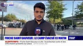 Lille: le camp de la friche Saint-Sauveur évacué