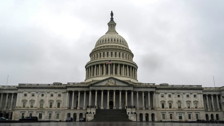 Le Capitole, où siège le Congrès américain, le 25 mars 2020, à Washington DC. (Photo d'illustration)