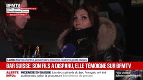 Incendie en Suisse: "Je ne m'effondrerai pas", déclare Laetitia, maman d'Arthur présent dans le bar lors du drame et porté disparu