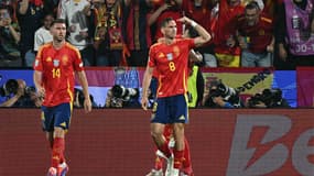 Fabian Ruiz buteur pour l'Espagne en huitième de finale de l'Euro, 30 juin 2024