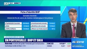 Les marchés et vous : En portefeuille, BHP et Sika - 30/08