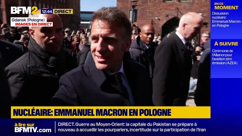 Dissuasion nucléaire: Emmanuel Macron en visite en Pologne
